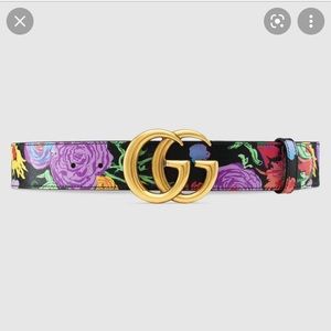 GUCCI | Ken Scott Print Gg Marmont Belt